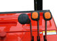 Schwarzes und Rot der doppelter Bock-hydraulisches Baumaschinen-zwei der Zylinder-1500Kg fournisseur
